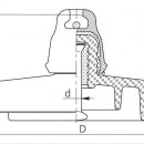 Изолятор линейный подвесной ПСВ70А - Локус - комплексные поставки для ВОЛС, линий электропередачи, подстанций 
