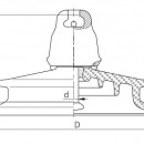 Изолятор линейный подвесной двукрылый ПСД70Е - Локус - комплексные поставки для ВОЛС, линий электропередачи, подстанций 