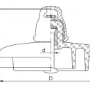 Изолятор линейный подвесной ПС70И - Локус - комплексные поставки для линий электропередачи