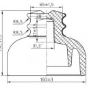 Изолятор стеклянный линейный штыревой ШС10Е - Локус - комплексные поставки для линий электропередачи