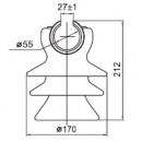 Штыревой фарфоровый изолятор SDI37 - Локус - комплексные поставки для ВОЛС, линий электропередачи, подстанций 