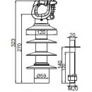 Опорные композитные изоляторы - Локус - комплексные поставки для ВОЛС, линий электропередачи, подстанций 